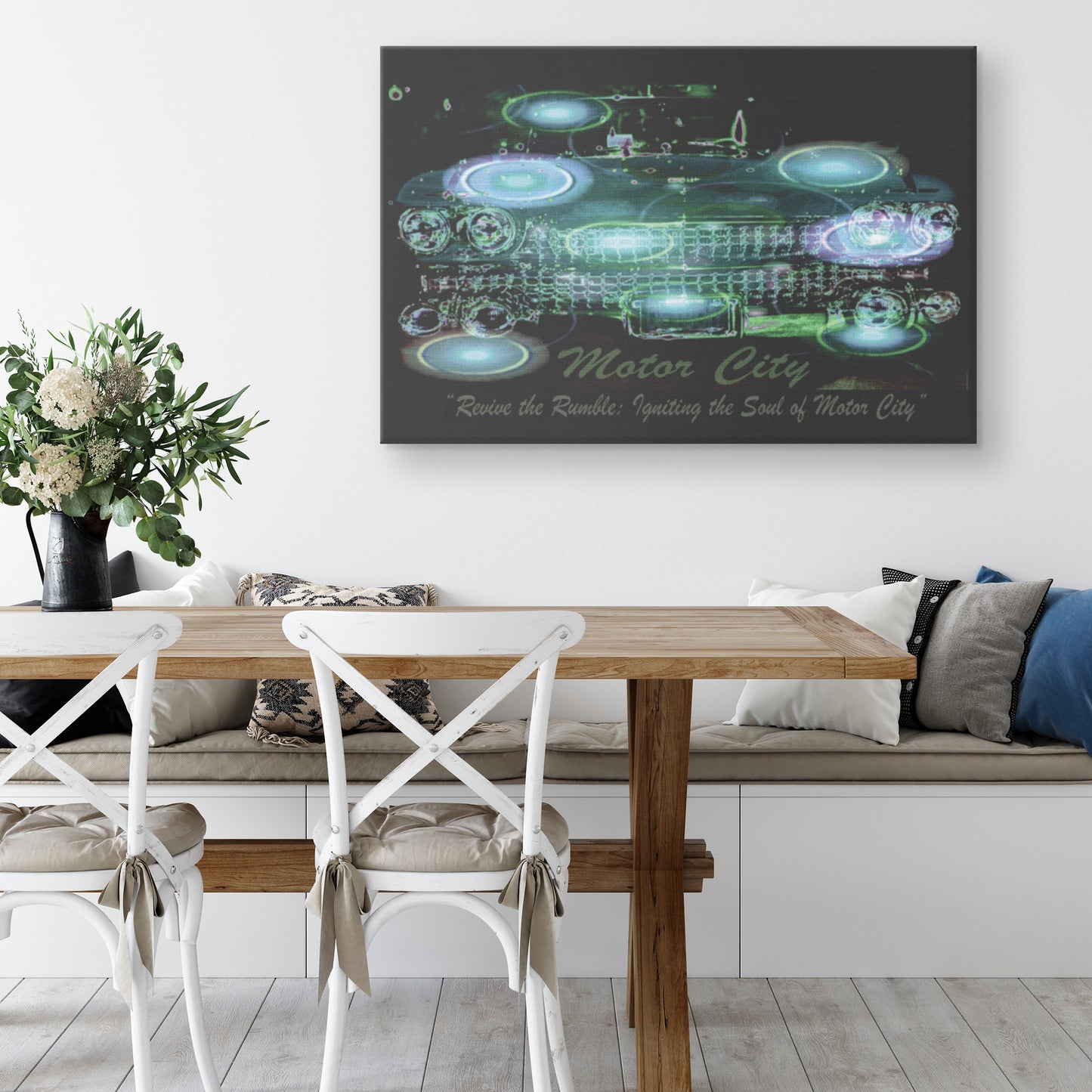 Motor City - Chevy Canvas print