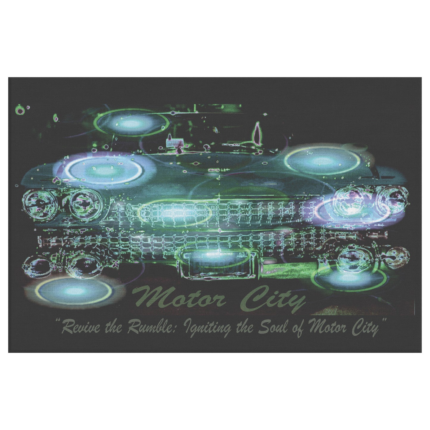 Motor City - Chevy Canvas print